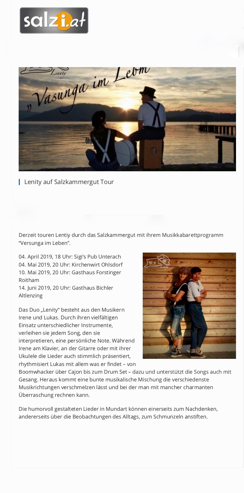 Lenity auf Salzkammergut Tour – salzi.at | Aktuelles aus dem Salzkammergut 2